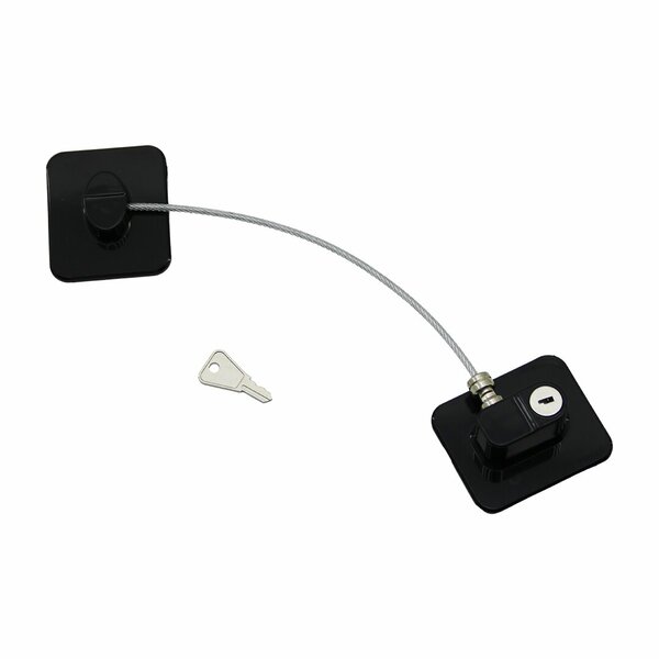 Siyah Plaka Halatlı Emniyet Kilidi 