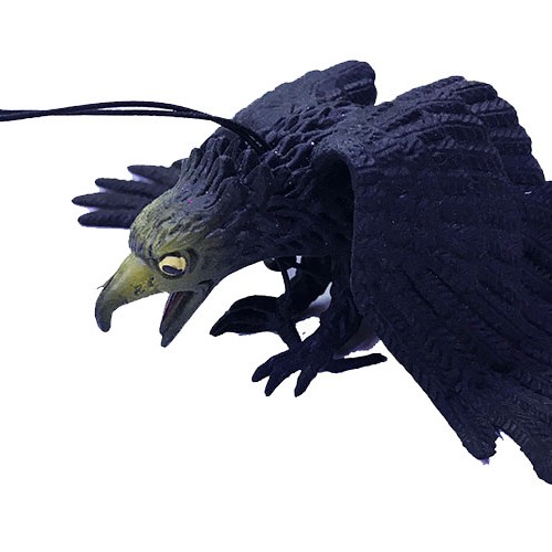 Siyah Plastik Kartal Yarasa Anahtarlık Şaka