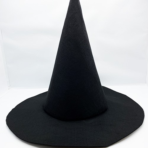 Siyah Renk Keçe Cadı Şapkası