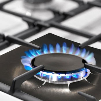  Siyah Renk Ocak Koruyucu Folyo Yanmaz Yapışmaz 4'lü Set