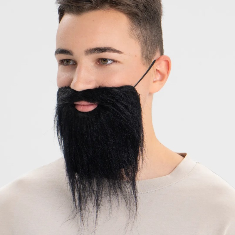 Siyah Renk Takma Sakal 