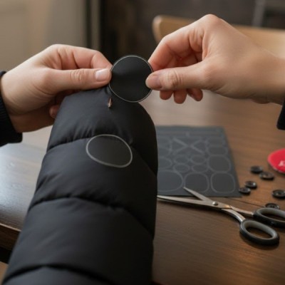 Siyah Yapışkanlı Yama Tamir Bantları 