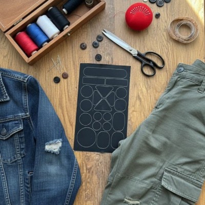 Siyah Yapışkanlı Yama Tamir Bantları 