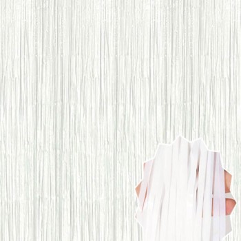 Soft Beyaz Renk Duvar ve Kapı Perdesi 