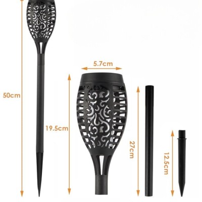 Solar Alev Efektli Bahçe Lambası