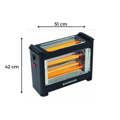 Şömine Tipi Isıtıcı Soba 1800W
