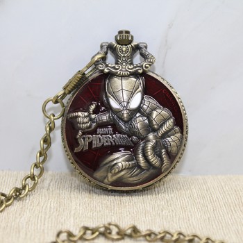 Spiderman Tasarımlı Köstekli Saat 
