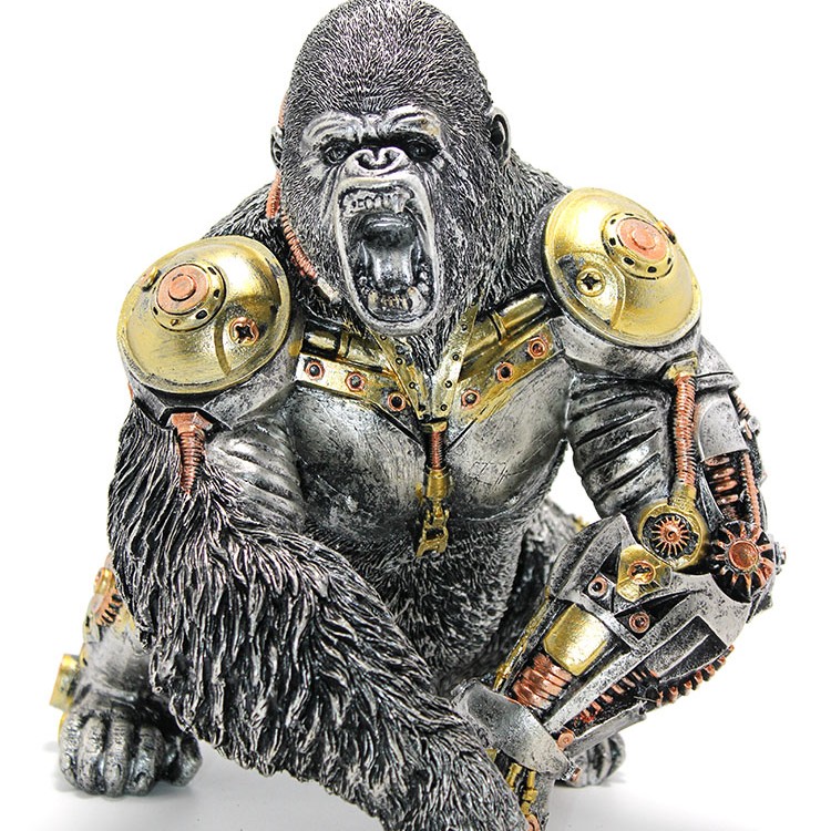 Steampunk Polyester King Kong Figürü 