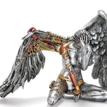 Steampunk Polyester Melek Figürü 