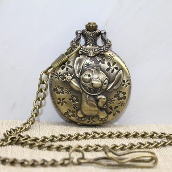 Stitch Tasarımlı Köstekli Saat 