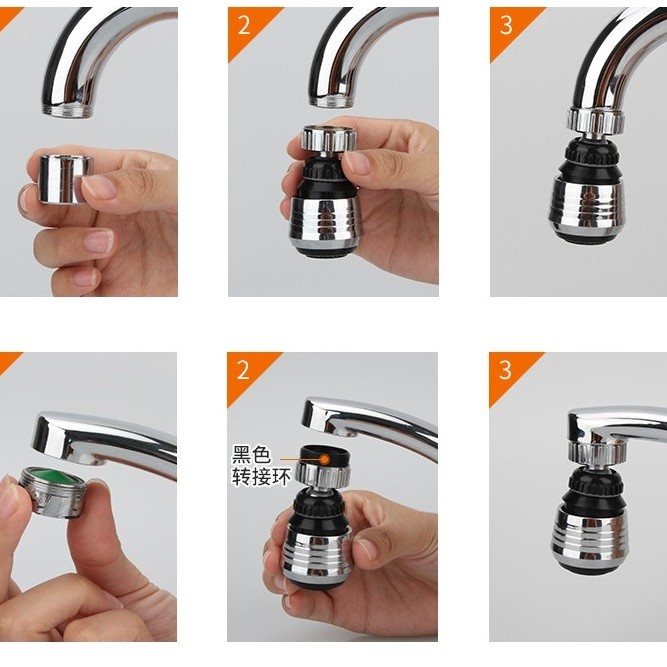 Su Tasarruflu 2 Modlu Musluk Başlığı Kısa