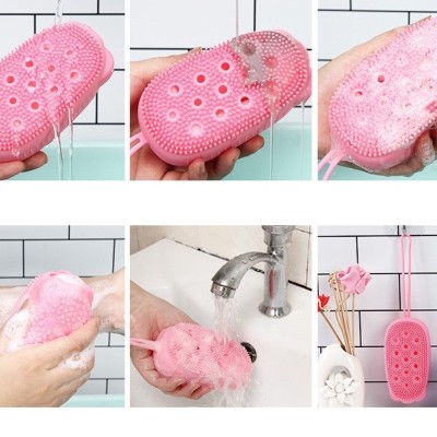 Süngerli Silikon Banyo Kesesi