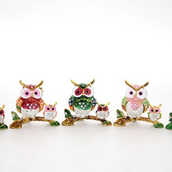 Swarovski 2'li Baykuş Model 2