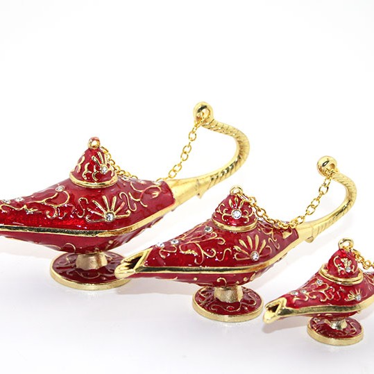 Swarovski Taşlı 3'lü Alaaddin Lambası 