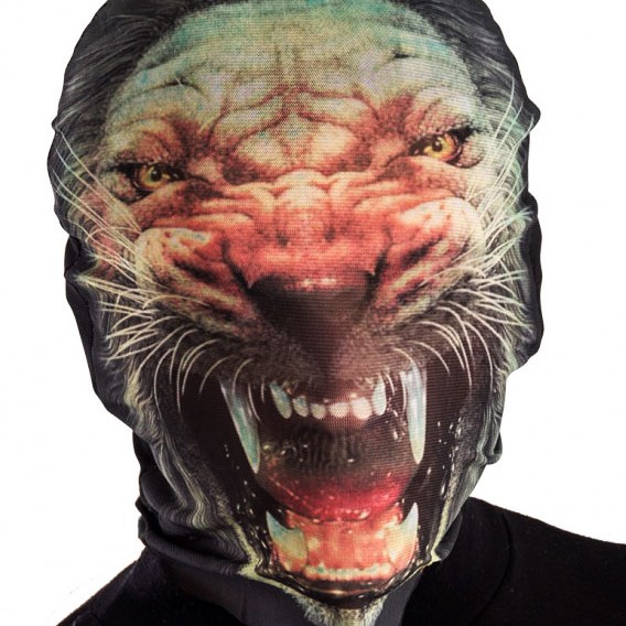 Tam Geçmeli Streç Aslan Maskesi Model 3