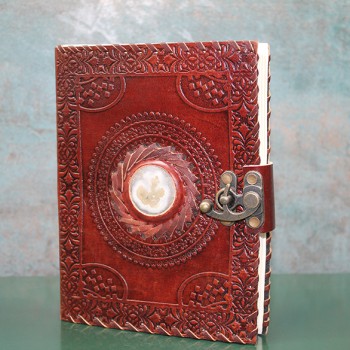 Taşlı Deri Defter Model 11 