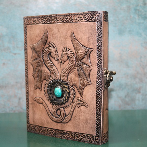 Taşlı Deri Defter Model 8 