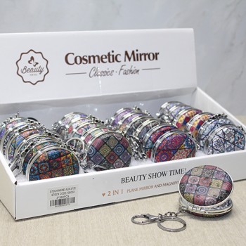 Taşlı El Aynası Anahtarlık Model 10