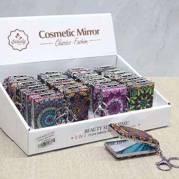 Taşlı El Aynası Anahtarlık Model 3 