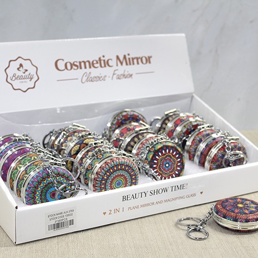 Taşlı El Aynası Anahtarlık Model 4