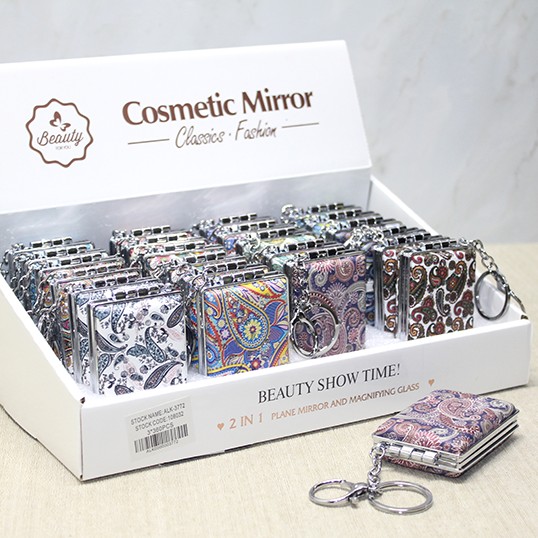 Taşlı El Aynası Anahtarlık Model 7