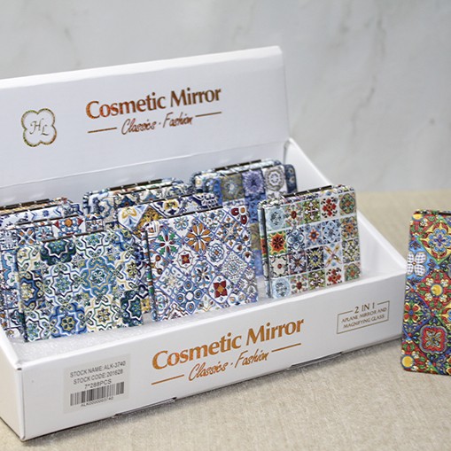 Taşlı El Aynası Dikdörtgen İnce Model 3 