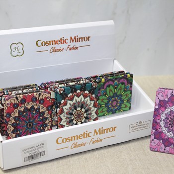 Taşlı El Aynası Dikdörtgen İnce Model 4 