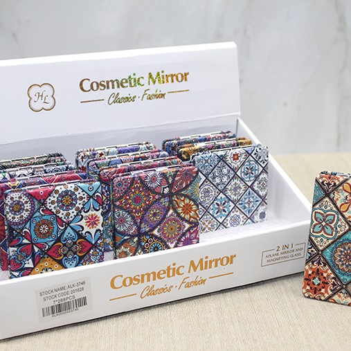 Taşlı El Aynası Dikdörtgen İnce Model 6