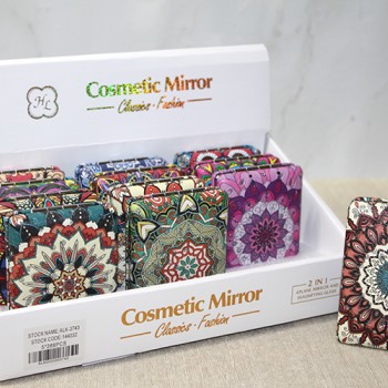 Taşlı El Aynası Dikdörtgen Kalın Model 4 