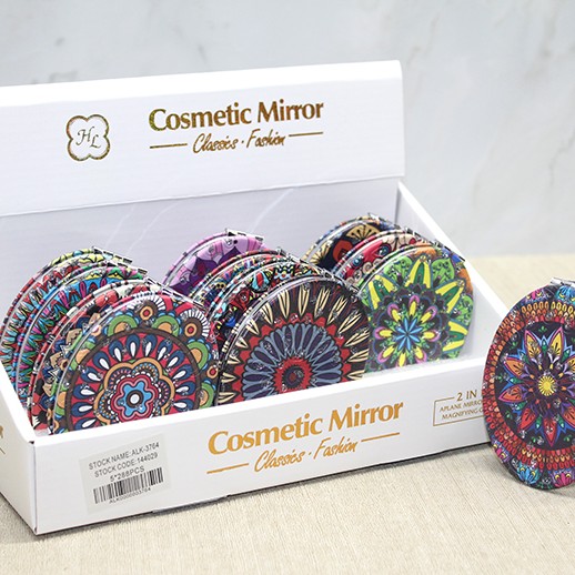 Taşlı El Aynası Oval İnce Model 4 