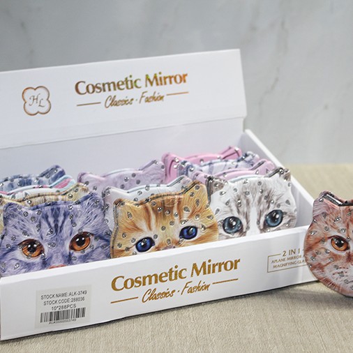 Taşlı Kedi El Aynası 