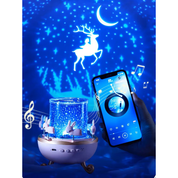 Tavşan Atlıkarınca Multifonksiyon Projektör 