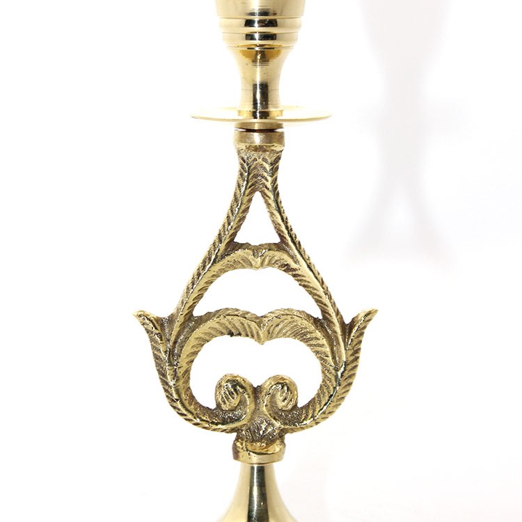 Tekli Pirinç Şamdan Model 6