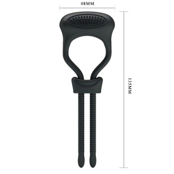 Titreşimli Penis Sıkıcı Halkası Prostat Kelepçe Yüzüğü - Curitis