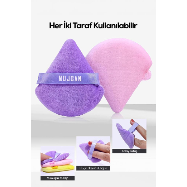 Üçgen Makyaj Süngeri Puf 