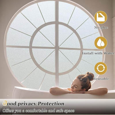 UV Engelleyici Buzlu Cam Filmi 3 Metre x 45 Cm.