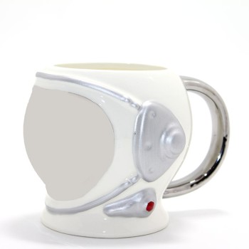 Uzay Temalı Porselen Kupa Bardak 