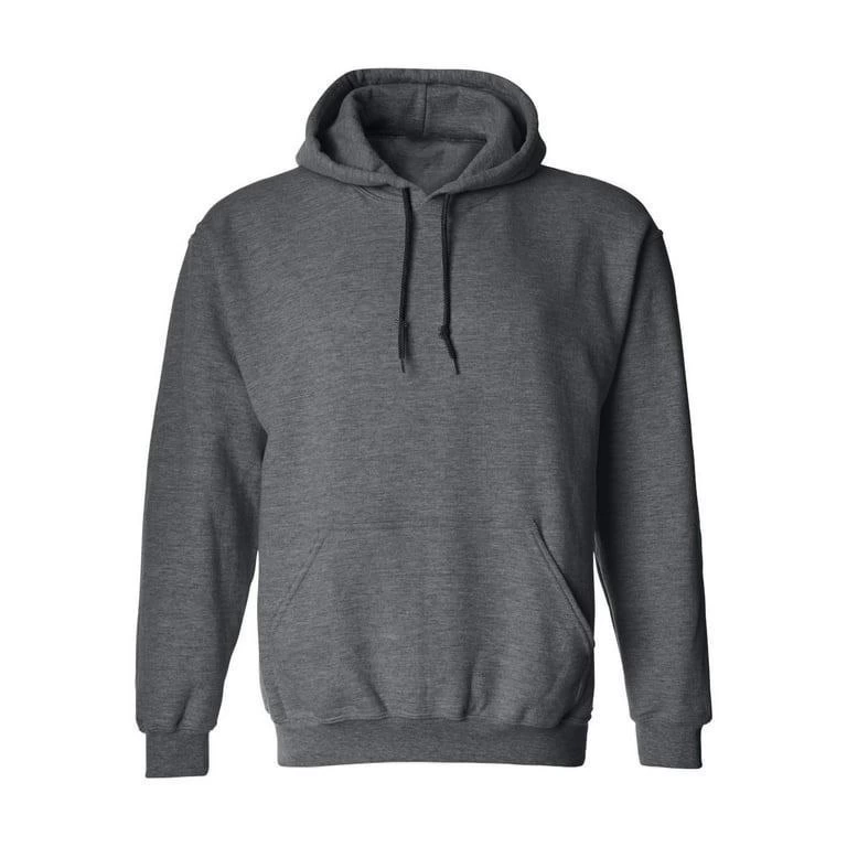Uzun Kol Kapşonlu Basic Sweatshirt hoodie - Füme