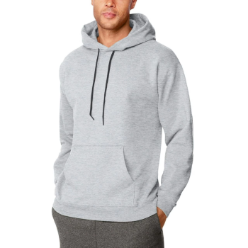 Uzun Kol Kapşonlu Basic Sweatshirt hoodie - Gri