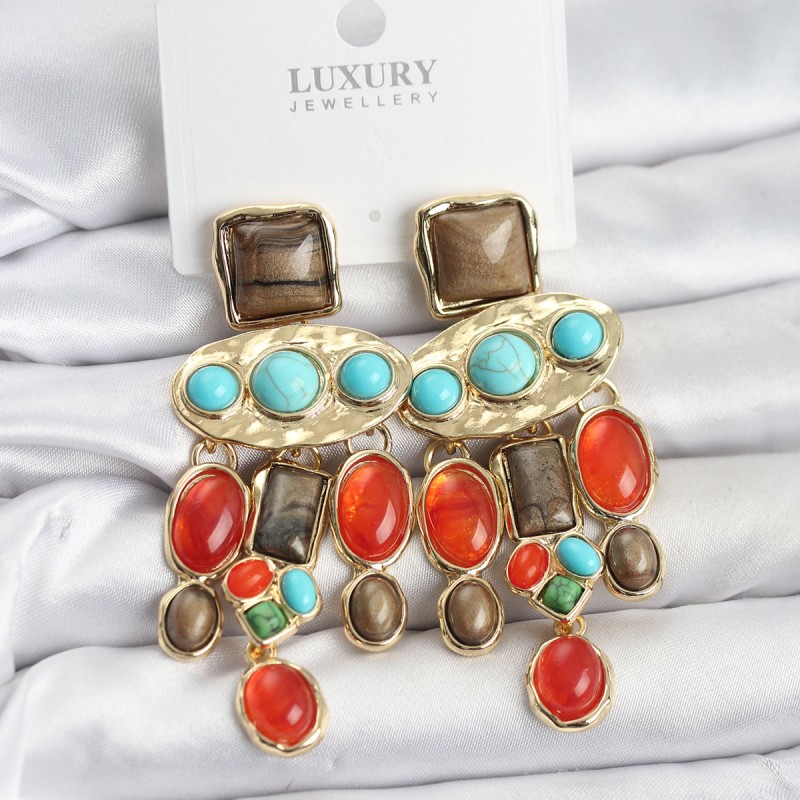 Vintage Sallantılı Kadın Küpe