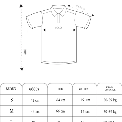 Yakalı Slim Fit Baskılı T-Shirt - Haki -