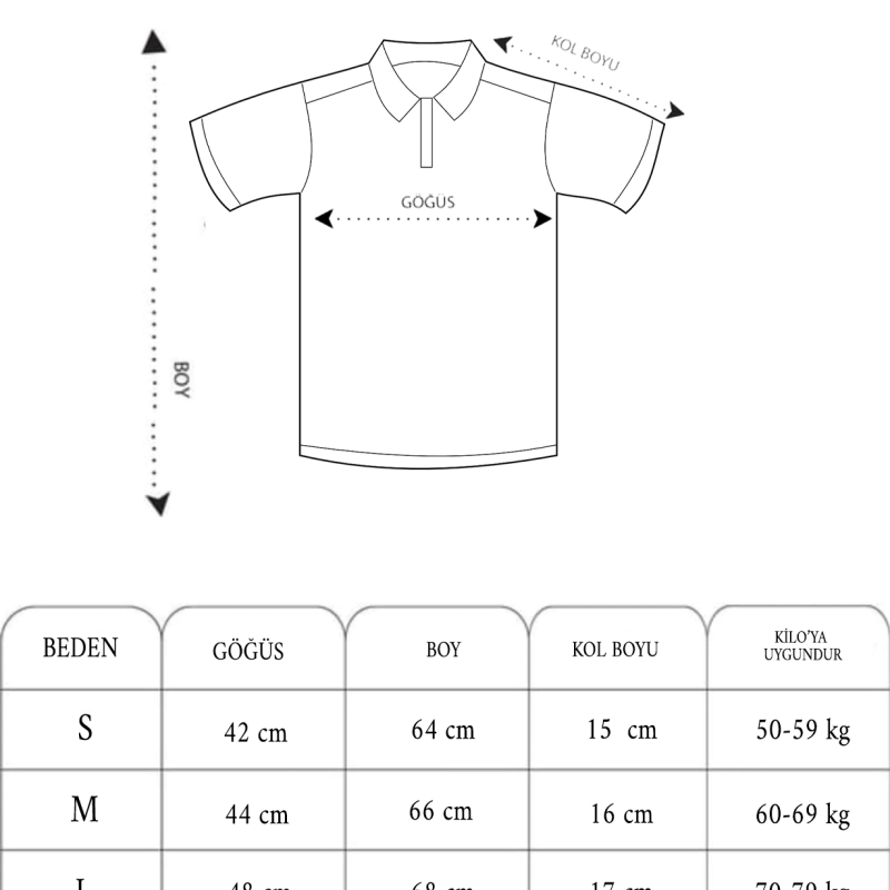 Yakalı Slim Fit Baskılı T-Shirt - Mavi -