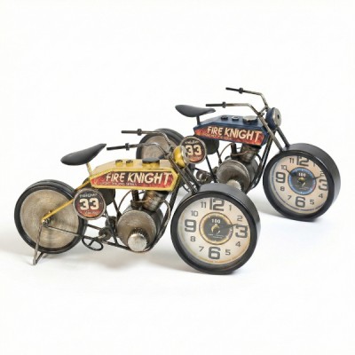 Yarış Motoru Tasarımlı Masaüstü Saat 