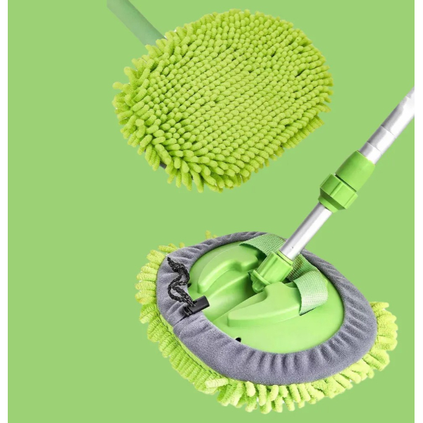 Yedek Bezli Mikrofiber Araba Yıkama Fırçası 