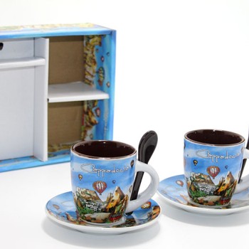 Yöresel İkili Fincan Seti 