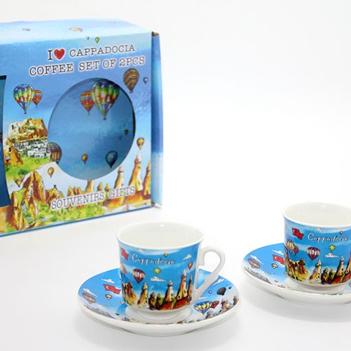 Yöresel İkili Fincan Seti Model 4 