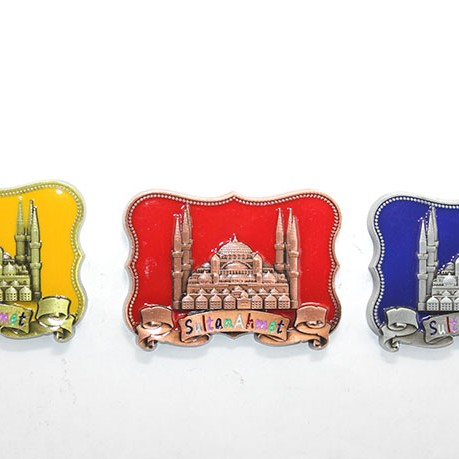 Yöresel Sultanahmet Magnet Kare Tasarım
