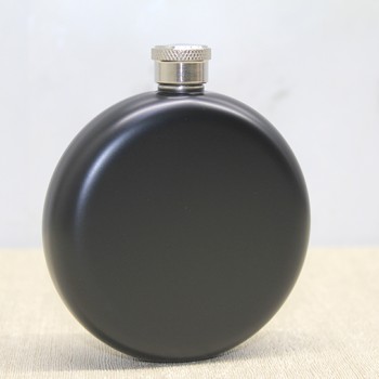 Yuvarlak Tekli Matara 5 Oz Siyah 