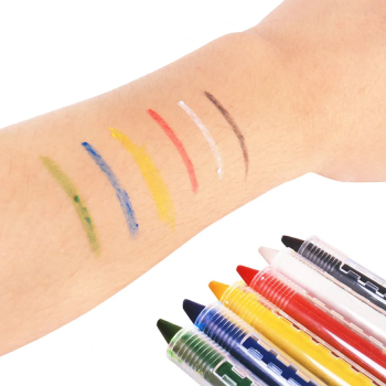 Yüz Boyama Seti Kalemli 6 Renk 