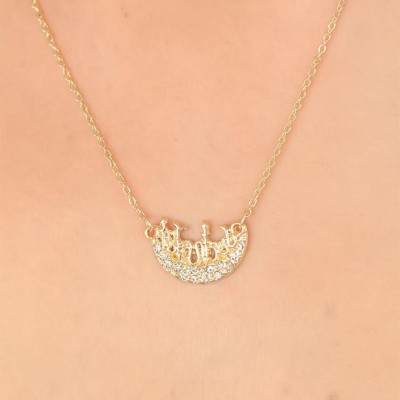 Zirkon Taşlı Kadın Kolye